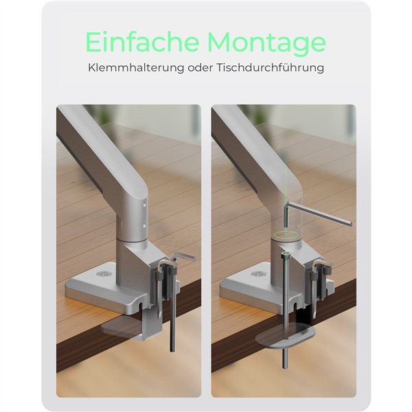 ICY BOX IB-MS523-T braccio monitor per un monitor