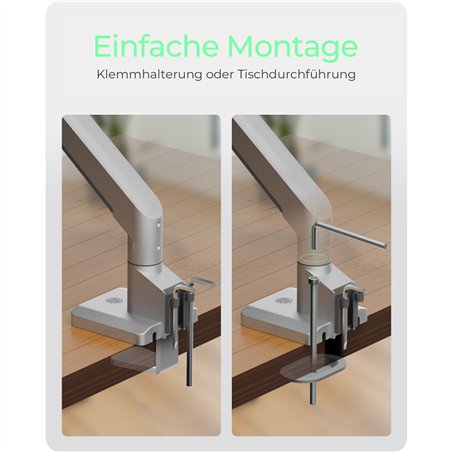 ICY BOX IB-MS523-T braccio monitor per un monitor
