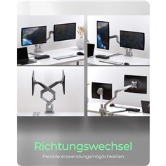 ICY BOX IB-MS524-T braccio monitor per 2 monitor 2