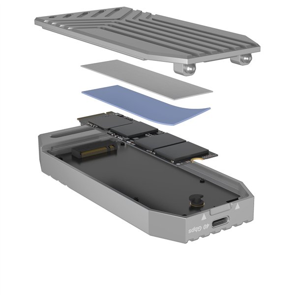 ICY BOX IB-1919M-C42 USB4 M.2 NVMe alloggiamento