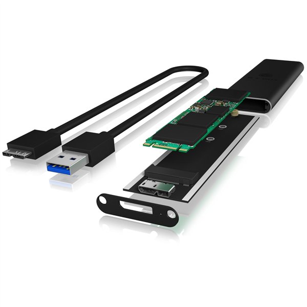 ICY BOX IB-183M2 allogg. esterno 1x M.2 SATA SSD