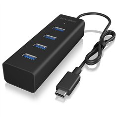 ICY BOX IB-HUB1409-C3 tipo C a 4-Port USB 3.2