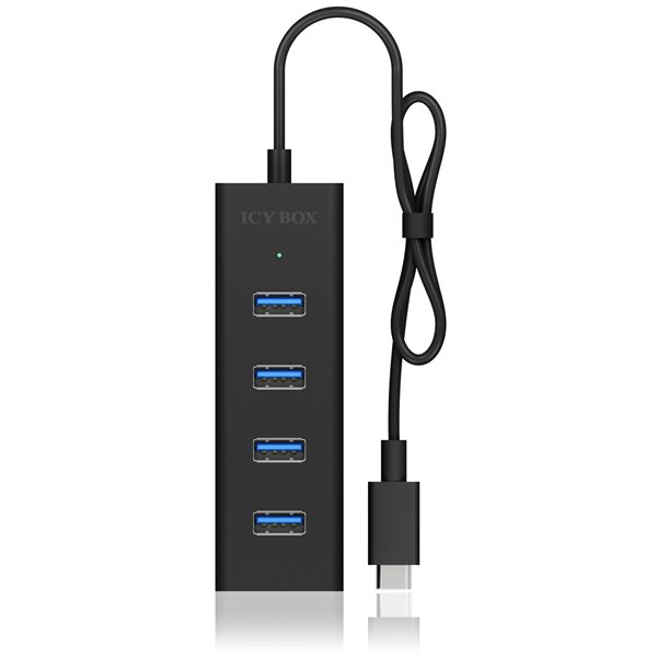 ICY BOX IB-HUB1409-C3 tipo C a 4-Port USB 3.2