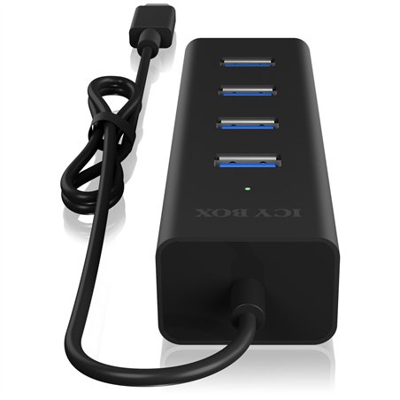 ICY BOX IB-HUB1409-C3 tipo C a 4-Port USB 3.2