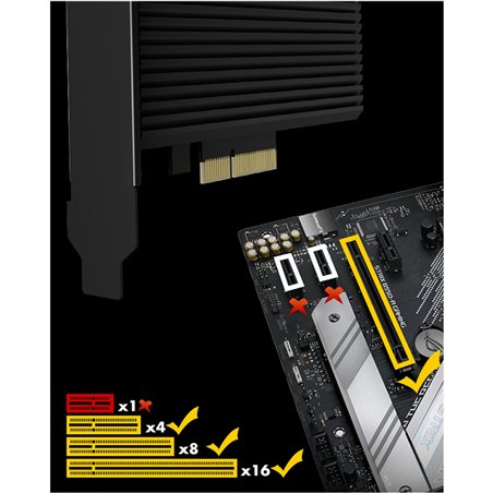 ICY BOX IB-PCI208-HS PCIe Erweiterungskarte