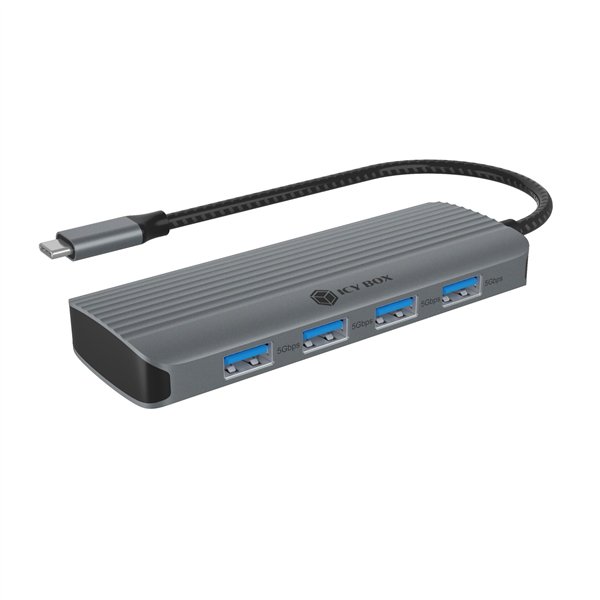 ICY BOX IB-DK4022a-CPD USB tipo C Docking station