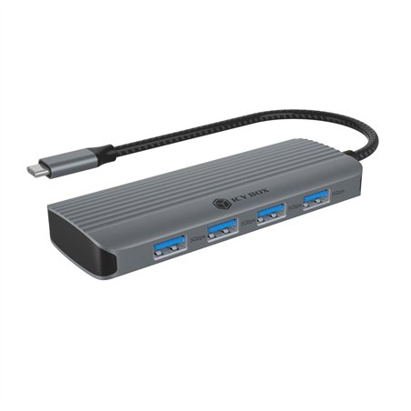 ICY BOX IB-DK4022a-CPD USB tipo C Docking station