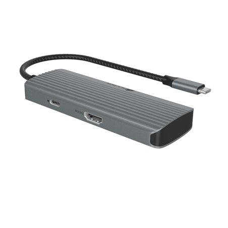 ICY BOX IB-DK4022a-CPD USB tipo C Docking station