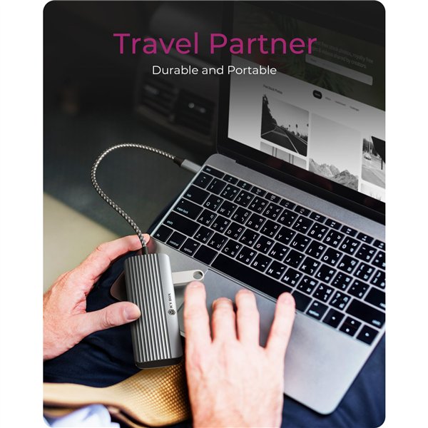 ICY BOX IB-DK4022a-CPD USB tipo C Docking station