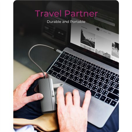 ICY BOX IB-DK4022a-CPD USB tipo C Docking station