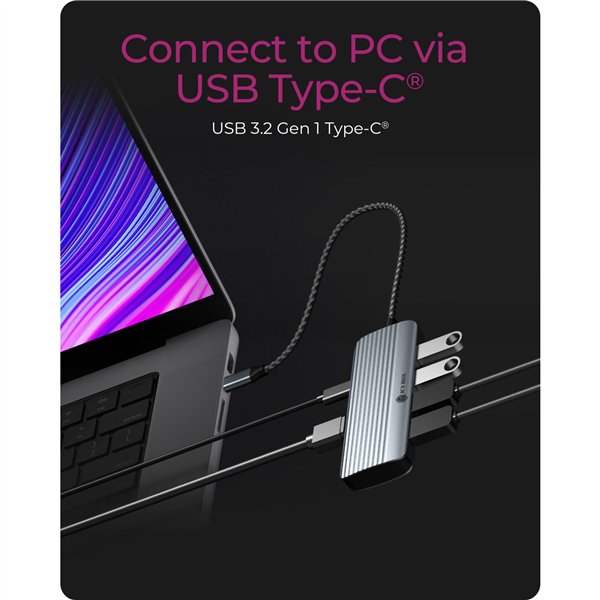 ICY BOX IB-DK4022a-CPD USB tipo C Docking station