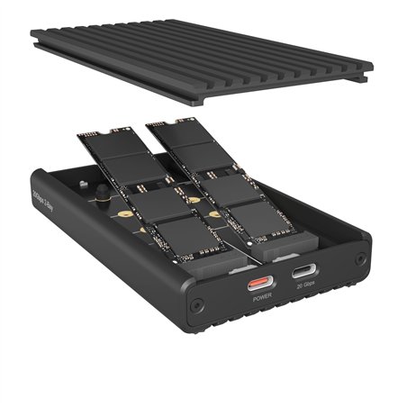 ICY BOX IB-2817M-C32 allogg. funz. raffr. M2 NVMe SSD