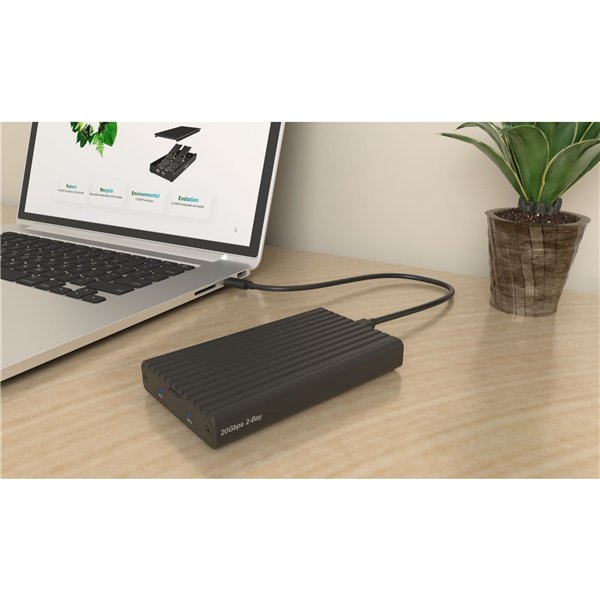 ICY BOX IB-2817M-C32 allogg. funz. raffr. M2 NVMe SSD