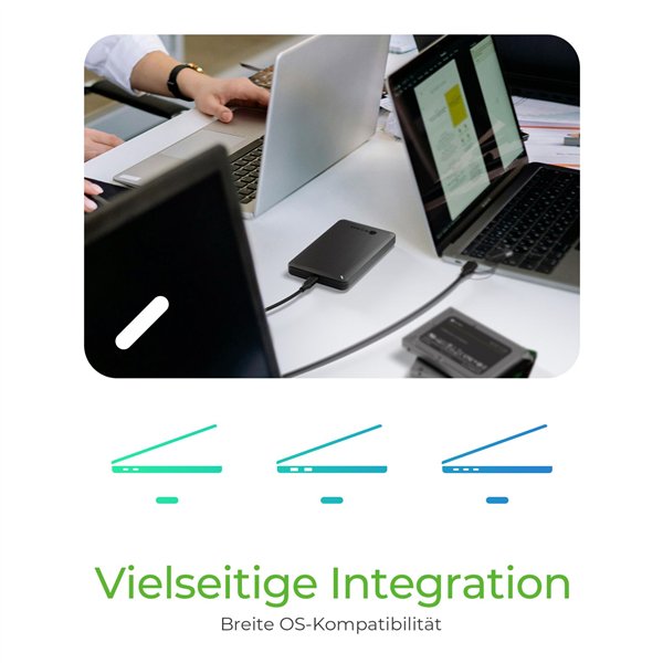 ICY BOX IB-201T-CU31 2,5  SATA HDD/SSD alloggiamento