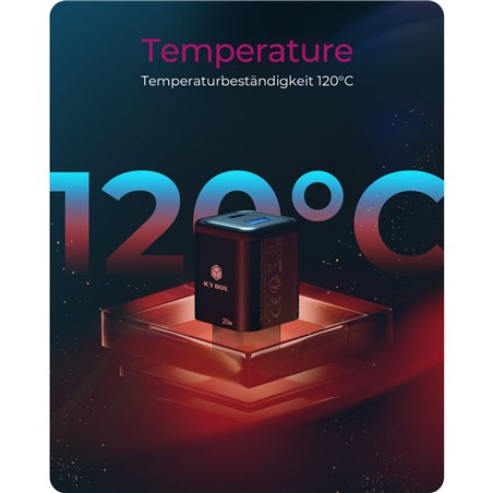 ICY BOX IB-PS1020-PD 2 Port 20W aliment.