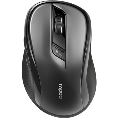 Rapoo M500 nero mouse wireless multi-mode tess.