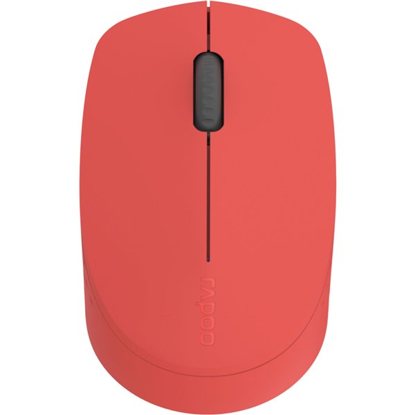 Rapoo M100 Silent rosso mouse wireless multi-mode