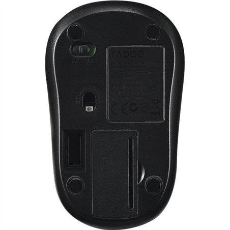 Rapoo M10 Plus nero mouse ottico wireless
