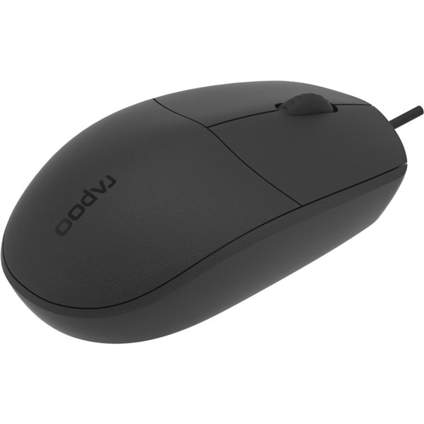 Rapoo N100 nero mouse ottico
