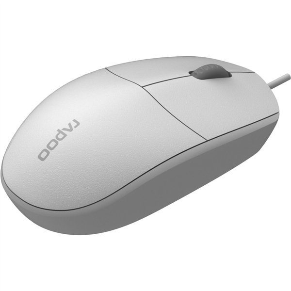 Rapoo N100 bianco mouse ottico