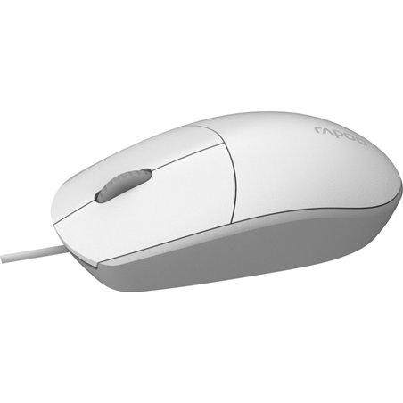 Rapoo N100 bianco mouse ottico