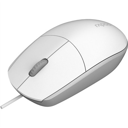 Rapoo N100 bianco mouse ottico