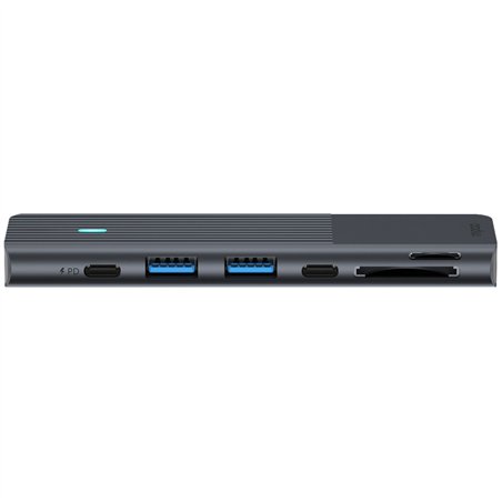 Rapoo USB-C Multiport adatt. 7-in-2, grigio