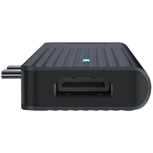 Rapoo USB-C Multiport adatt. 7-in-2, grigio