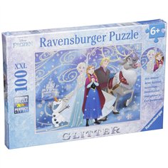 Ravensburger Frozen neve Puzzle scintillante - 100 Pezzi XXL
