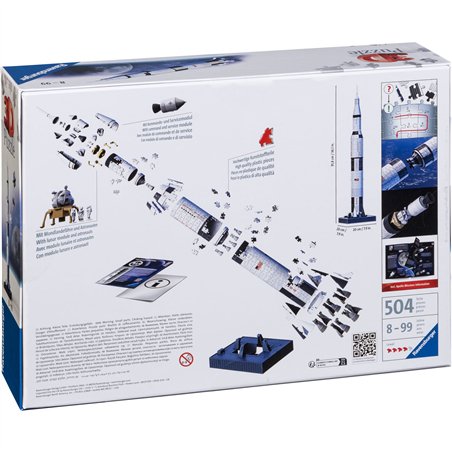 Ravensburger 3D Puzzle Apollo Saturn V Rakete