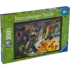 Ravensburger puzzle per bambini Minecraft 100 pezzi XXL