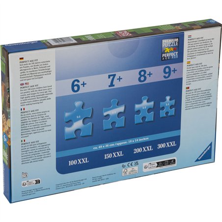 Ravensburger puzzle per bambini Minecraft 100 pezzi XXL