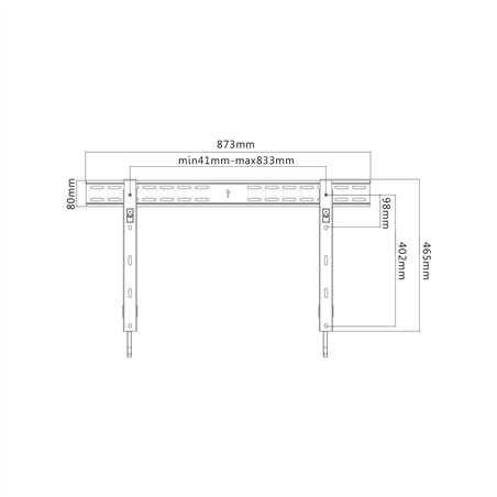 Reflecta SLIM 70-8040 nero