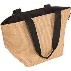 Reisenthel Shopper M Raffia Black 2