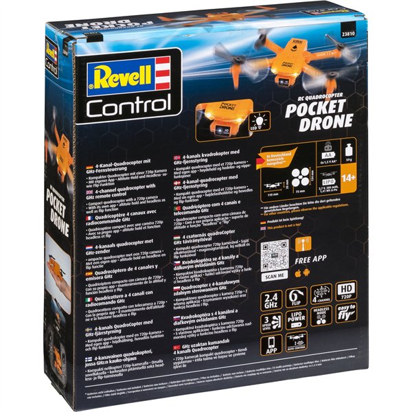 Revell RC Quadricottero Pocket Drone