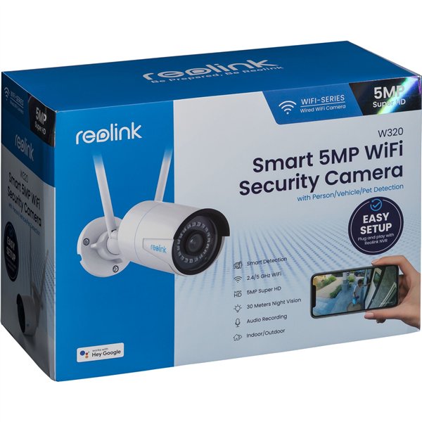 Reolink W320 5MP telecamera di sicurezza