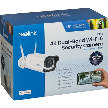 Reolink W430 4K Wi-Fi 6 telecamera esterni