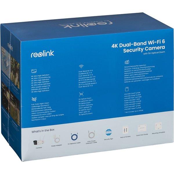 Reolink W430 4K Wi-Fi 6 telecamera esterni