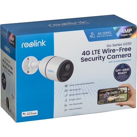 Reolink Go Series G330 4G LTE 4MP telecamera esterni