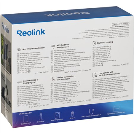 Reolink pannello solare 2-W 6W