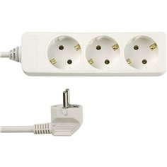 REV Presa da tavolo 3-fold 1,4 m bianco