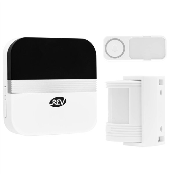 REV Orchestra RC gong set con pulsante bianco Link2Home