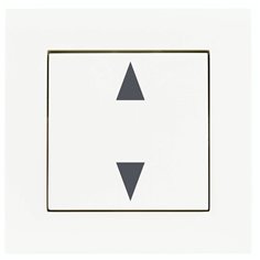 REV interruttore da tapparella compl.con cornice bia. Link2Home 2