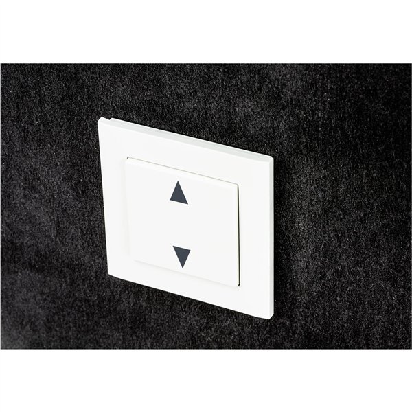 REV interruttore da tapparella compl.con cornice bia. Link2Home