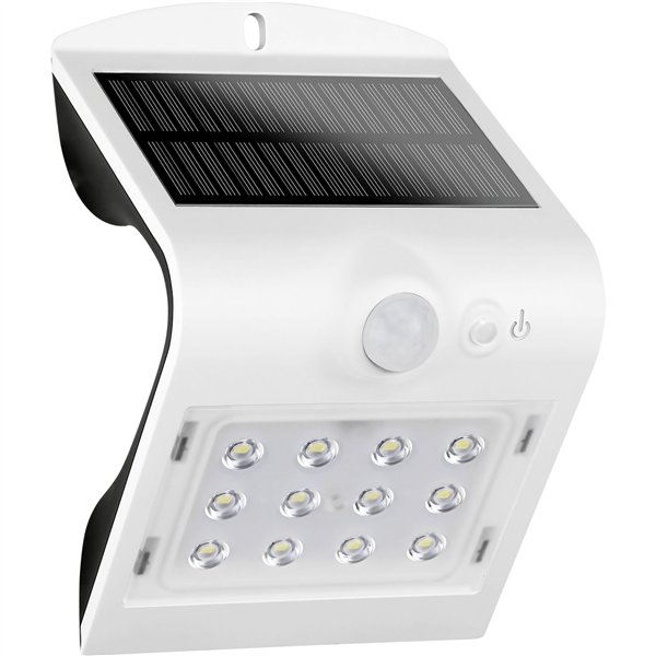 REV Solare LED Butterfly con sensore di movimento 1,5W bian.