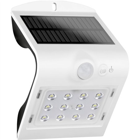 REV Solare LED Butterfly con sensore di movimento 1,5W bian.