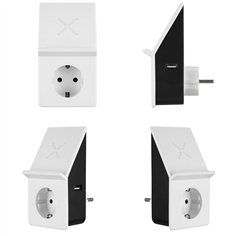 REV USB adatt.ricar.con caricab. wireless + 1x presa 2