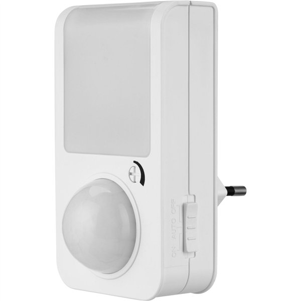 REV LED lampada da presa con sensore di movimento 2,5W bianco
