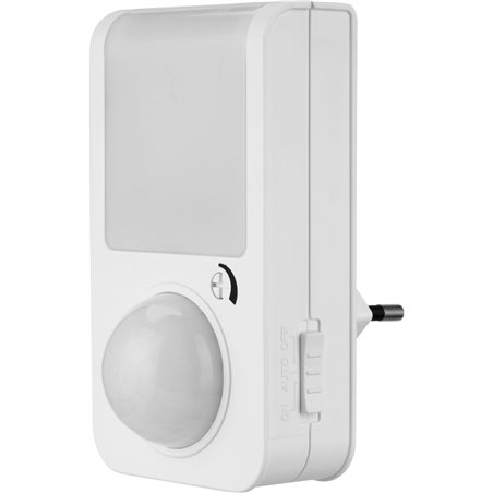 REV LED lampada da presa con sensore di movimento 2,5W bianco