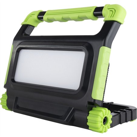 REV faro da lavoro LED a batt. Spot verde 20W con supporto